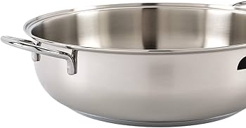 Amazon｜Barazzoni(バラゾーニ) 両手鍋 ステンレス ∅22×H7.5cm 蓋付